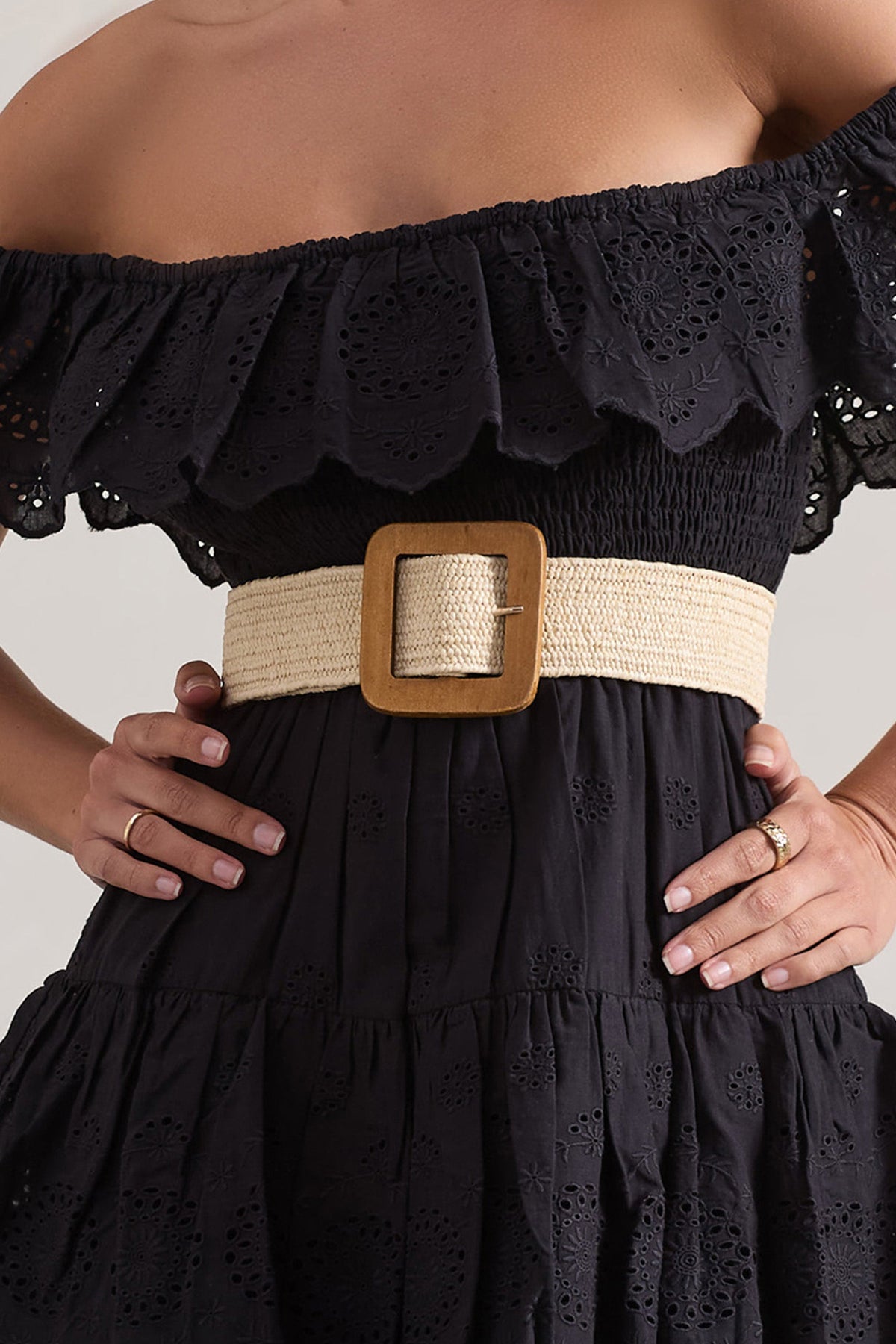 Salento | Geflochtener Naturgürtel in Beige