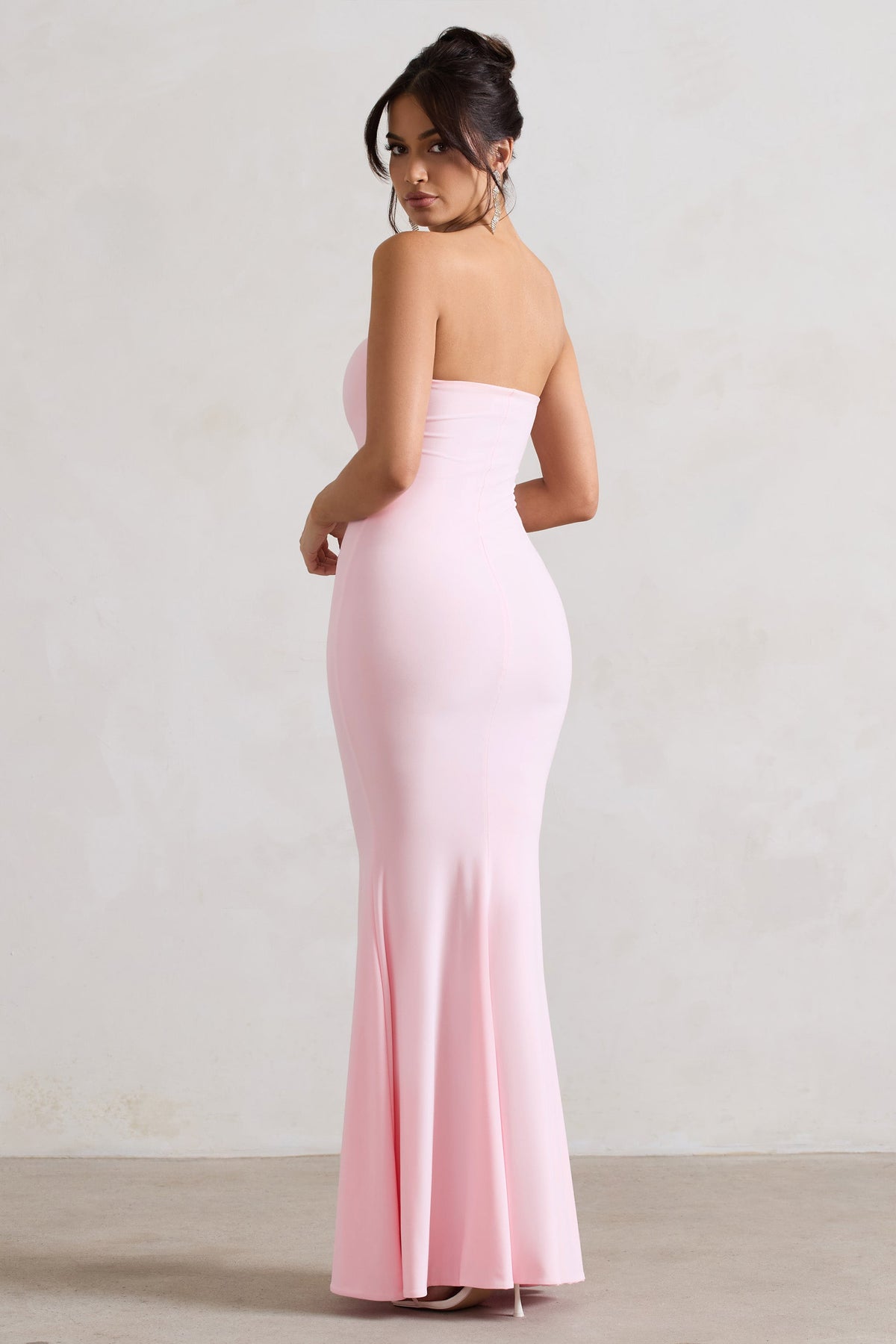 Ceremony | Rosa Bandeau-Maxikleid