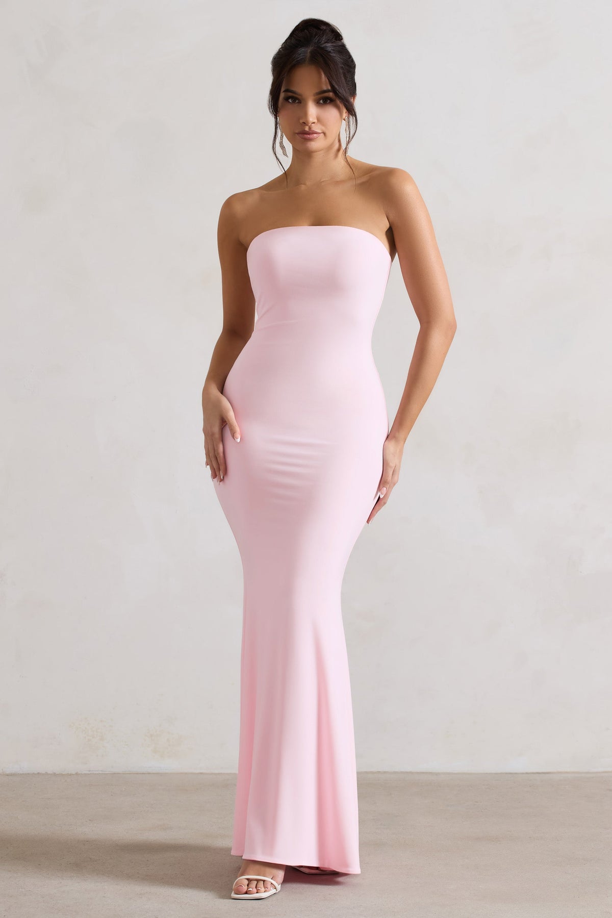 Ceremony | Rosa Bandeau-Maxikleid