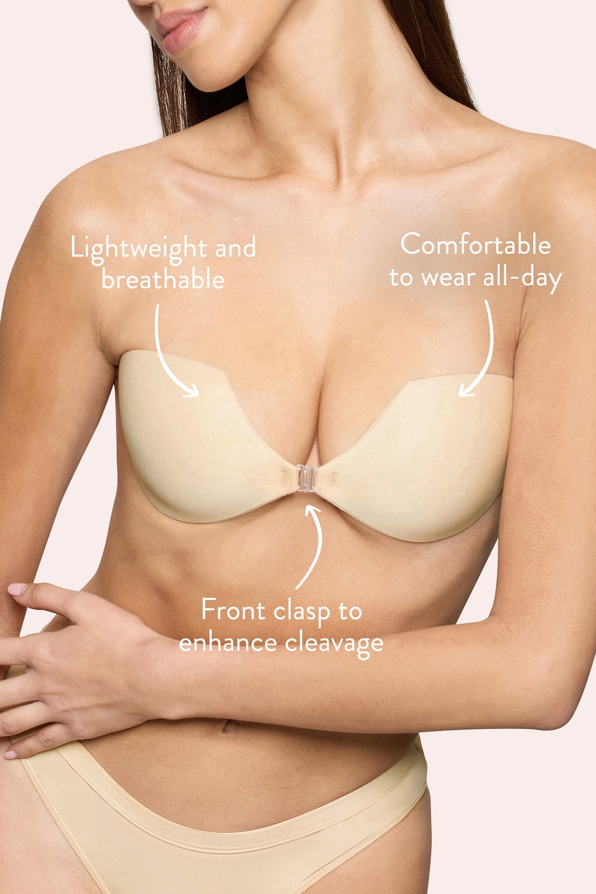 Demi Sticky Bra | Boomba Sand Demi Haft-BH