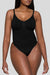 BOOMBA | Figurformender String-Bodysuit in Schwarz